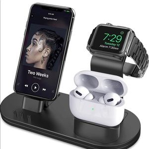 Apple three product charging stand